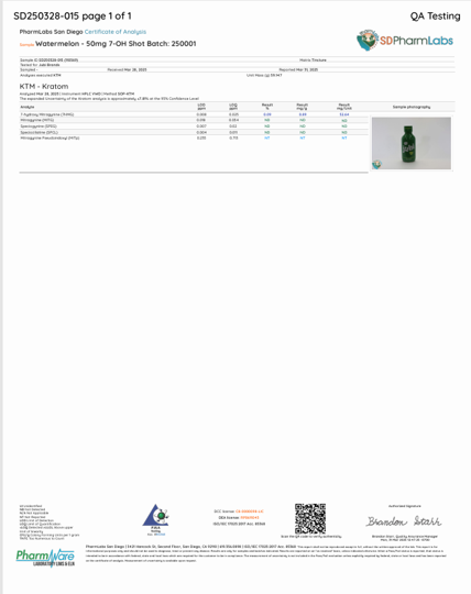 7oh 50mg Shots (Wholesale)