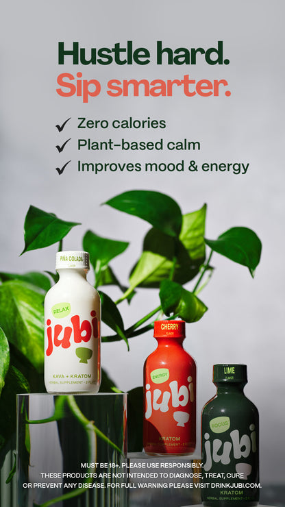 Kratom & Kava Shot 3-Pack - Energy, Focus, Relax