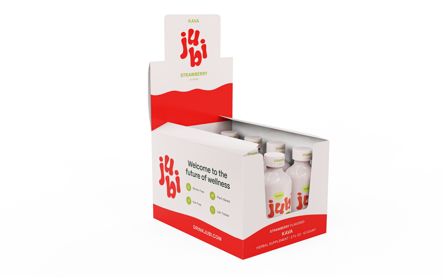 Kava Chill Shots - Strawberry (Wholesale)